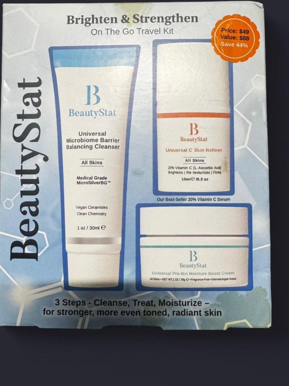 Beauty Stat Brightening and strengthening skincare...